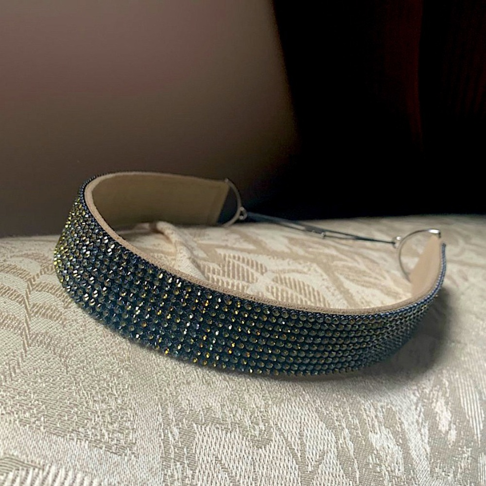 Swarovski Crystal Jet Headband💎